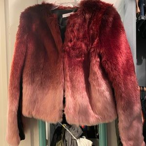 Faux Fur Ombré Jacket